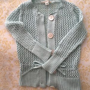 3/4 sleeve Banana Republic sweater size xs - aqua